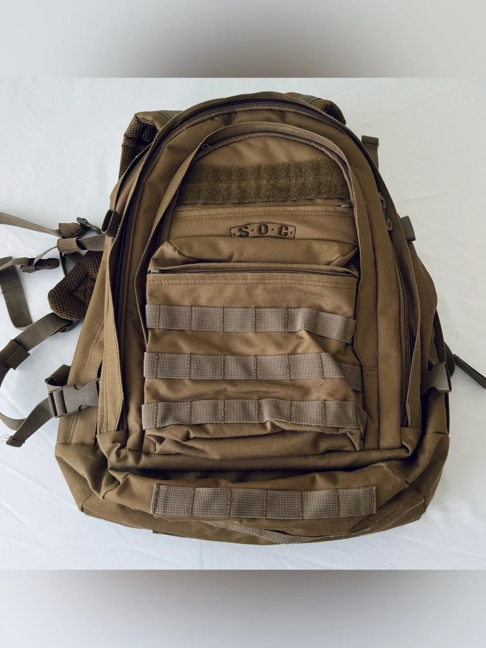 S.O.C. Tactical Backpack coyote Brown color
